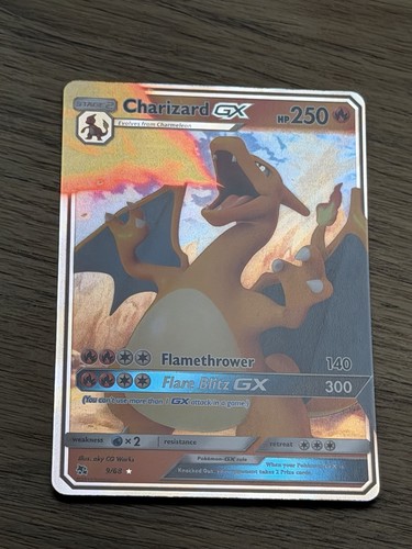 Carta pokemon tcg charizard - charizard, gx