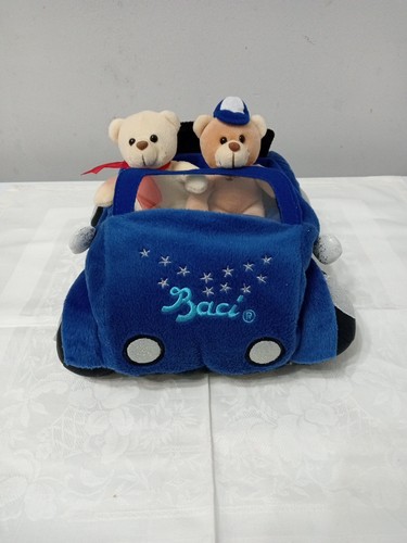 Peluche macchina con orsetti - macchina,