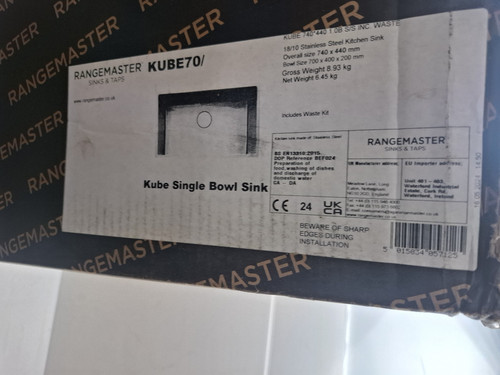 Rangemaster kube70 lavello - rangemaster,