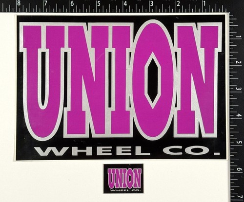 Union wheels decalcomanie - wheels,