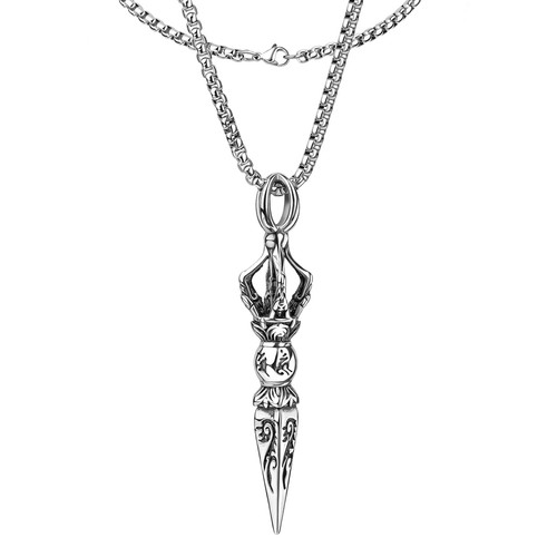 Collana uomo con - con, ciondolo