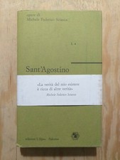 Libro Michele Federico Sciacca Sant'Agostino L'Epos 1991