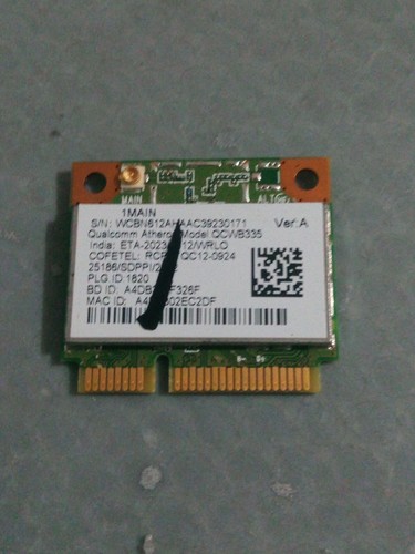 Wifi atheros qcwb335 acer - qcwb335,