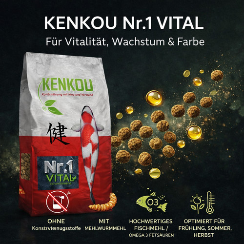 Mangime per koi - koi, kenkou