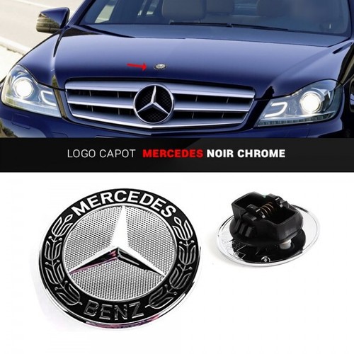 Badge logo capot - badge, avant