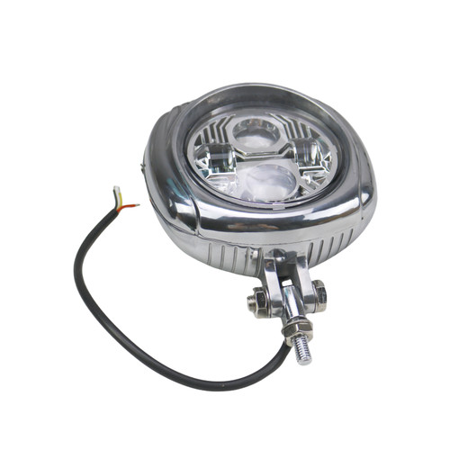 Moto cromata luci frontali per - luci,