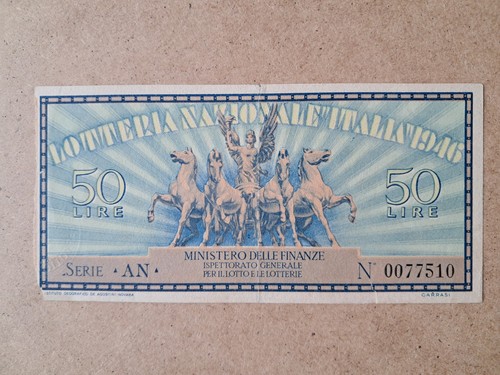 Biglietto lotteria italia - biglietto,