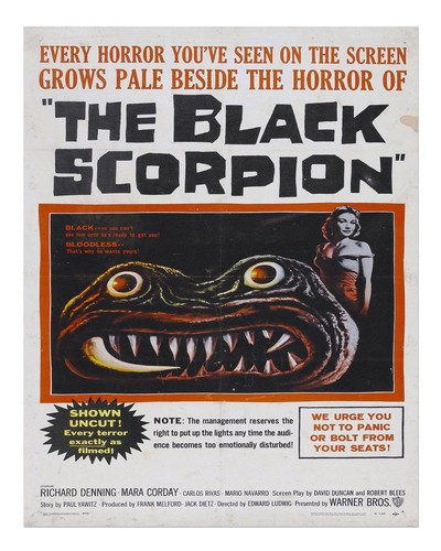 Poster vintage film horror