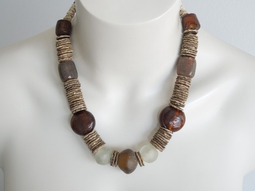 Collana africa perle vetro - africa, di