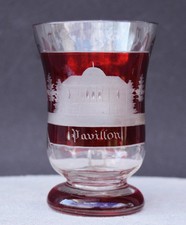 Antico vetro taglio rosso