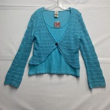 Cardigan bolero scrollato