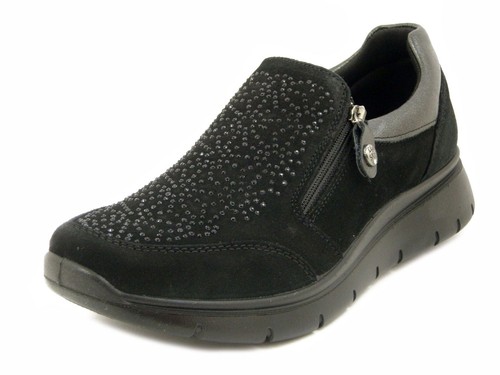 Slipon donna pelle camoscio - slipon,