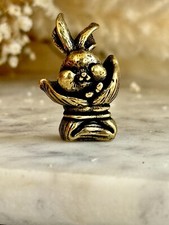 Adorable bunny in a bag