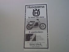advertising Pubblicità 1983  MOTO HUSQVARNA WR 240