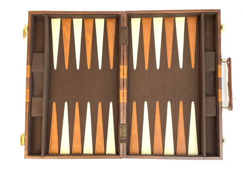 Vintage backgammon game - backgammon, case