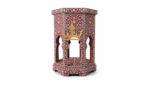 Tavolo boho accent end fatto - tavolo, a