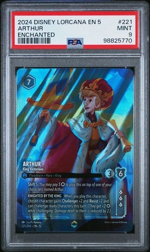 Disney lorcana arthur king - lorcana,
