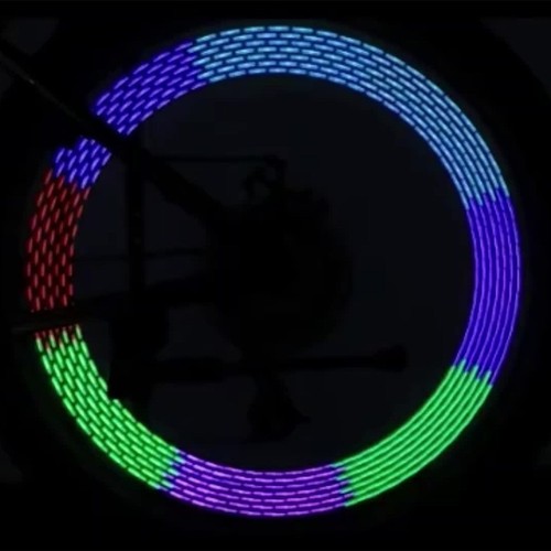Luce ruota led double face - luce,