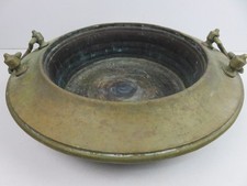 antico BRACIERE IN OTTONE RAME