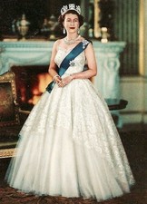 Cartolina Regina Elisabetta II