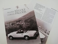 Clipping Ritaglio Articolo 2010 MERCEDES-BENZ 230 SL Nuove Regole con la PAGODA