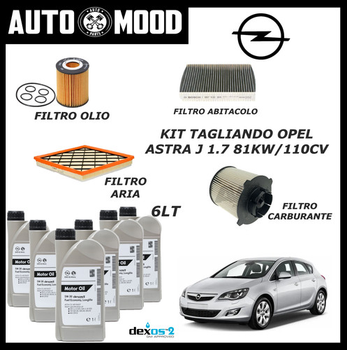 Kit tagliando opel astra 7 - tagliando,