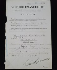Italia Re Vittorio Emanuele