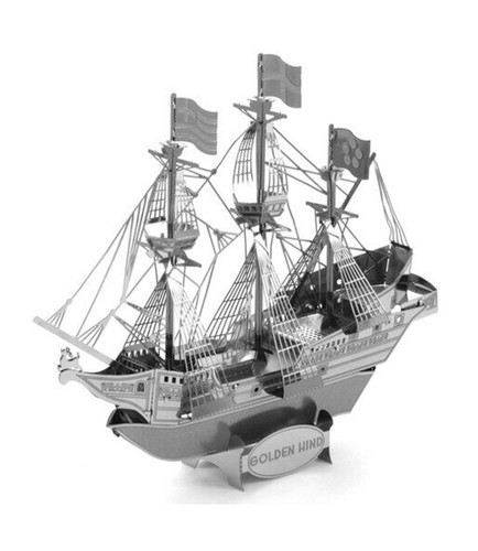 Metal earth golden - golden, hind