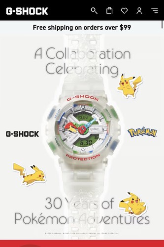 Mano casio shock - in, x