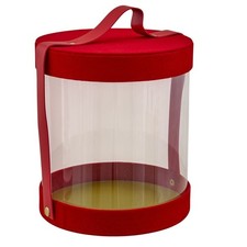 Scatola tonda pvc velluto - pvc,