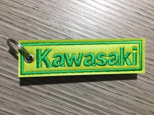 Portachiavi kawasaki ricamato - portachiavi,