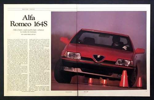 Alfa romeo 164s - alfa, 1990