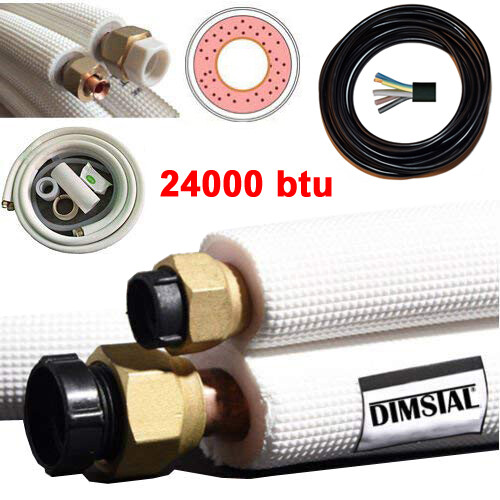 Tubo rame 24000 btu - , 7kw