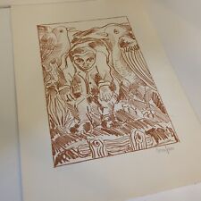 BEPPE SERAFINI (1915-1987) Litografia su carta (XV/XXX) - Composizione