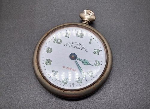 Reloj vintage bolsillo roskopf - vintage,