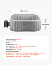 VEVOR Vasca Idromassaggio Da