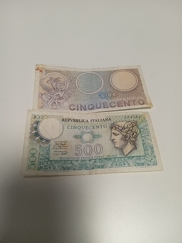 Nr2 banconote 500 - banconote, da