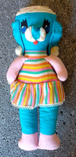 Pupazzo bambola in pezza vintage Hong Kong 31 cm doll poupee muneca