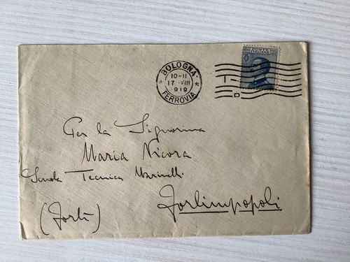 Busta lettera viaggiata 1917 - lettera,