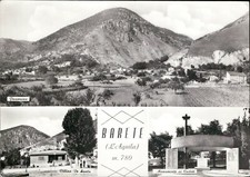 ai70 cartolina barete 3 vedutine provincia di l'aquila
