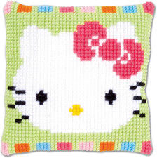 Kit Cuscino Punto Croce Hello