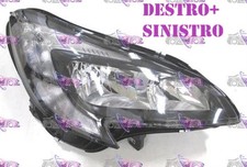 COPPIA FARI FANALE PROIETTORE DX+SX C/MOTORE OPEL CORSA E 14>19 DAL 2014 AL 2019