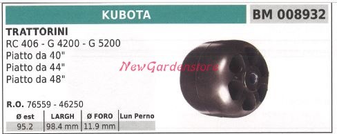 Ruote piatto trattorino