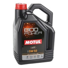 MOTUL 8100 POWER 5W50 Olio motore sportivo - 100% sintetico - 5 litri