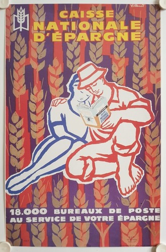 Affiche poste caisse - poste,