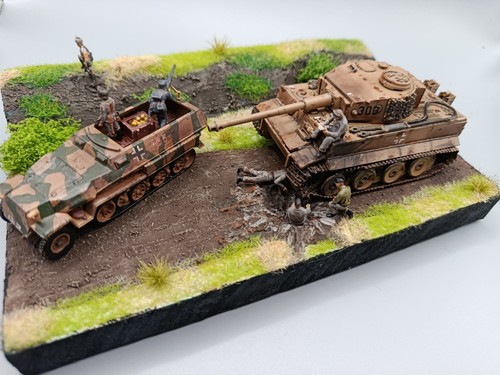 Ww2 diorama endstation tiger - diorama,