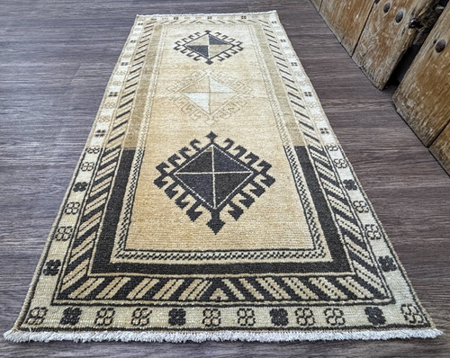 Tappeto turco 2x4 beige - , nero