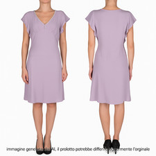 Sportmax Abito Da Donna Lilla Taglia 42 M Svasato In Jersey Corto Max Mara Moda