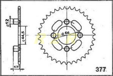 Corona catena z42 fantic motor - corona,