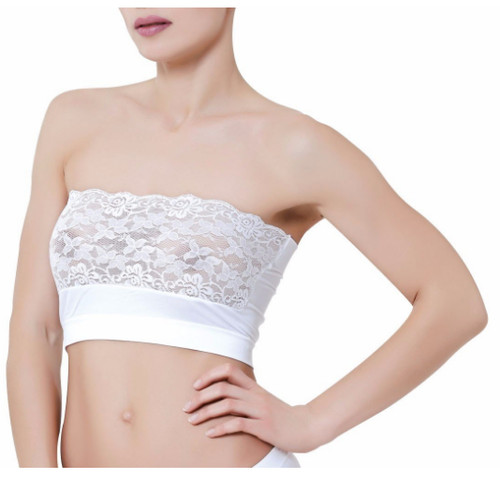 Bustiere fascia corta pizzo - bustiere,